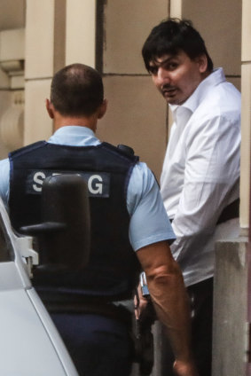 James Gargasoulas leaving the Supreme Court in January 2019. 