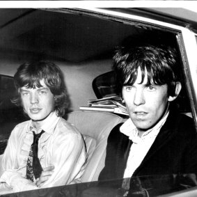 Mick Jagger and Keith Richards.