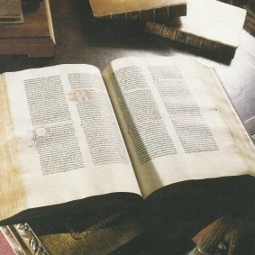 The Schoeffer bible, circa 1472 