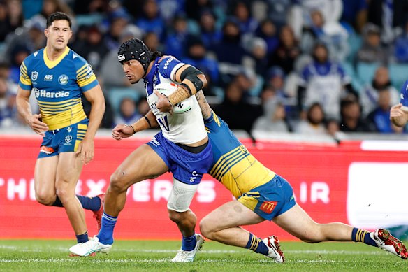 Stephen Crichton came through Monday’s game unscathed.