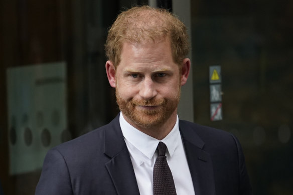 Prince Harry leaving London’s High Court in June last year after giving evidence in a libel case.