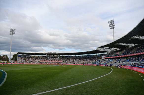 The passion that burns in Tasmania for Australian rules football is obvious.