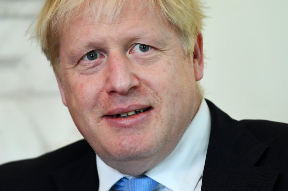 British Prime Minister Boris Johnson.