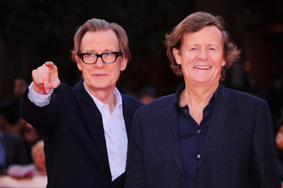 David Hare and actor Bill Nighy in 2011.