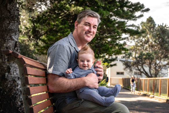 Scott Stumbles said a company culture that encourages men to take parental leave gave him confidence that he could do it.