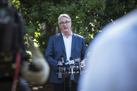 Health Minister Martin Foley.