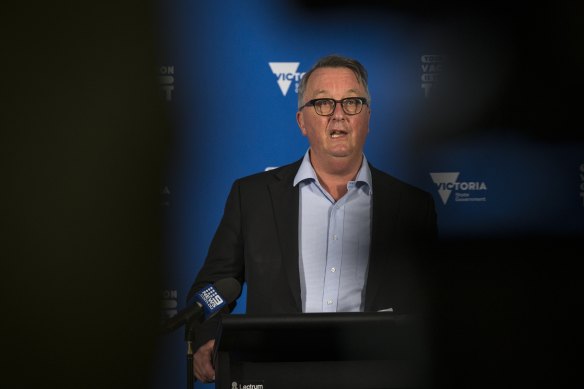 Victorian Health Minister Martin Foley. 