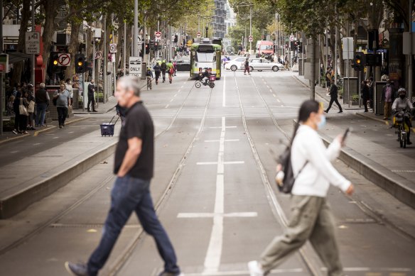 More workers returned to Melbourne’s CBD in March, but on some days office occupancy remains low.