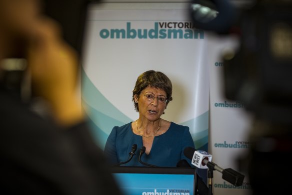 Victorian Ombudsman Deborah Glass is pictured in December last year.