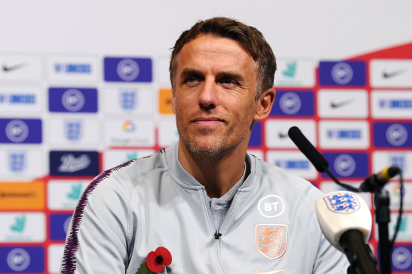 Phil Neville, the current England women's coach whose contract expires next year, has been linked to the vacant Matildas job.
