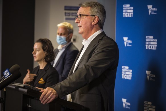 Victorian Health Minister Martin Foley.