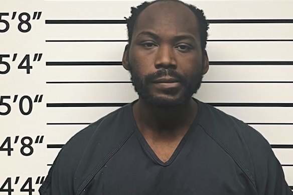 Daricka M. Moore at the Clay County jail in West Point, Mississippi.