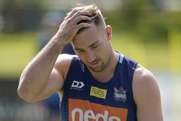 Titans forward Bryce Cartwright doesn't want the flu shot.
