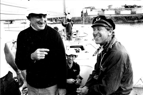 Entre na tripulação do Gretel II em Berrys Bay em 1977.