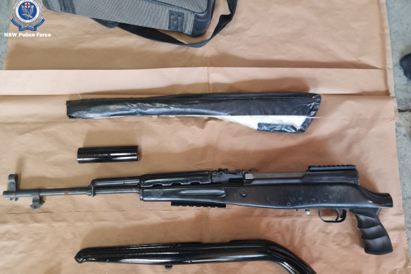 Police seized 25 firearms during the investigation.