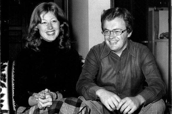 Graham Richardson and his wife Cheryl at their Ramsgate home ahead of his election as general secretary of the NSW branch of the Australian Labor Party, in 1976. 