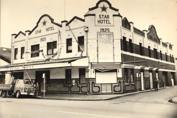 The Star Hotel in Newcastle in 1979. 