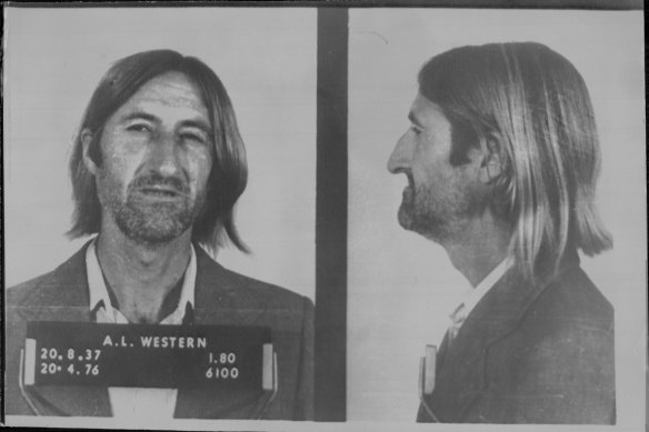 A mugshot of Phillip Western, who Roger Rogerson claimed to have shot in the line of duty. 