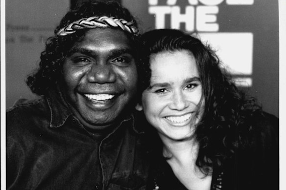 In 1992, when Roberts was a guest on the SBS program Vox Populi with Yothu Yindi singer Mandawuy Yunupingu.