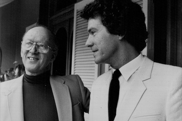 James Dibble retired as ABC TV newsreader in 1983 and was replaced by Richard Morecroft.