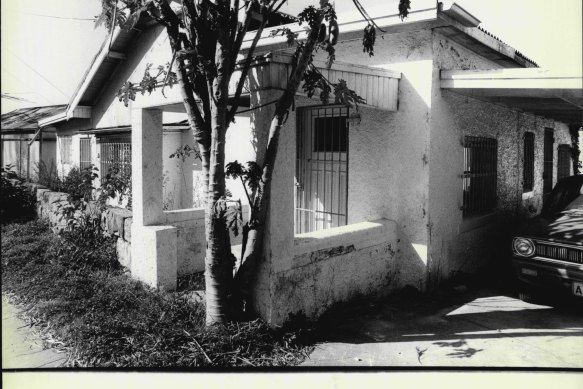 One of the homes on Nelson Parade that was bought back by the government and demolished due to radiation risks.