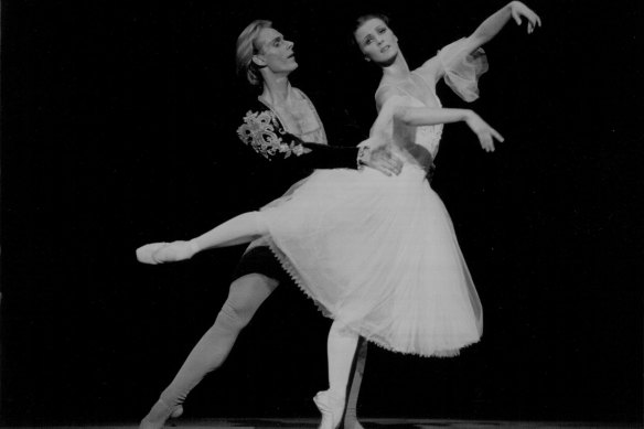 Giselle (danced here in 1990 by Lisa Pavane and Greg Horsman) captured the imagination of a young Jill Sykes.