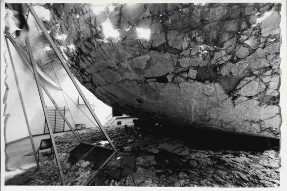 The roof of the Pittwater Binishell collapsed in 1986.
