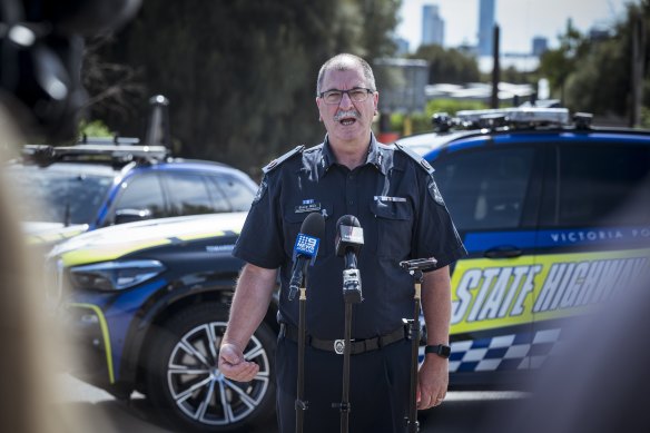 Assistant Commissioner Glenn Weir was caught speeding in Parkville earlier this year.