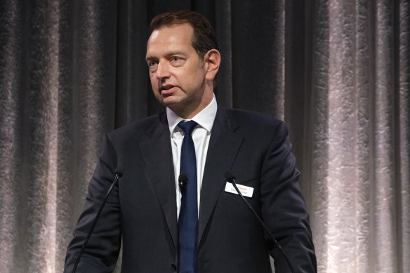 Medibank boss David Koczkar.