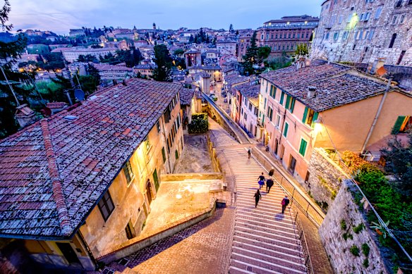 Perugia Old Town, Umbria.