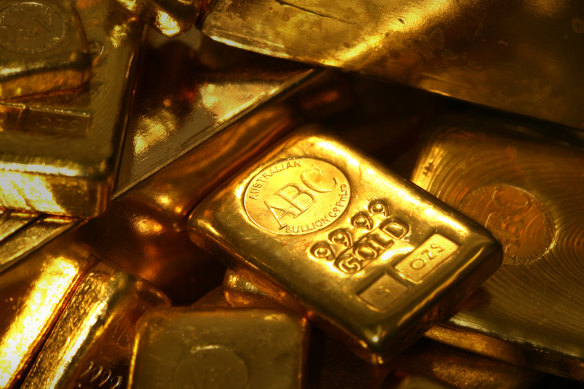 The gold price has also soared as investors flock to the safe haven. 