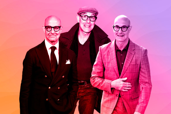 Stanley Tucci’s relaxed, logo-free looks is a natural successor tot he style championed in the television series ‘Succession’.