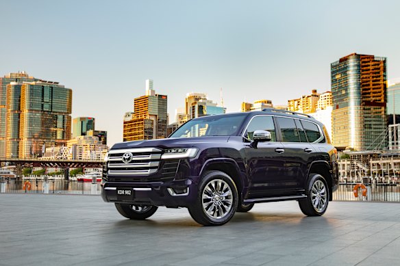 Toyota LandCruisers are among the stolen vehicles (file image). 