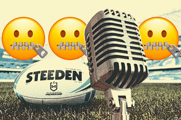 The new NRL broadcast rights deals contain clauses that deal with a crackdown on negative commentary in the game.
