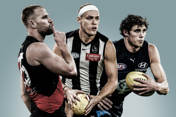 Jake Stringer, Darcy Moore and Charlie Curnow can boost their team’s performances in the push to September.