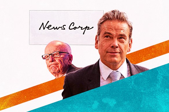 Lachlan Murdoch’s inheritance, like his father Rupert’s 73 years earlier, was a messy affair.