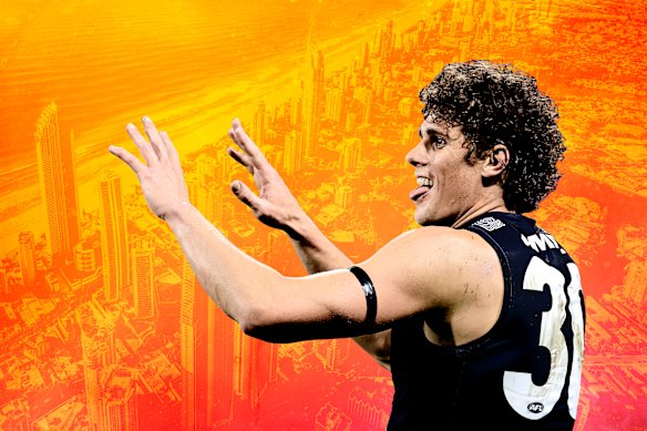 Charlie Curnow might have considered a move to the Gold Coast Suns, but it won’t happen.