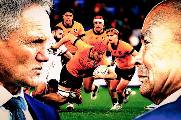 Joe Schmidt and Eddie Jones