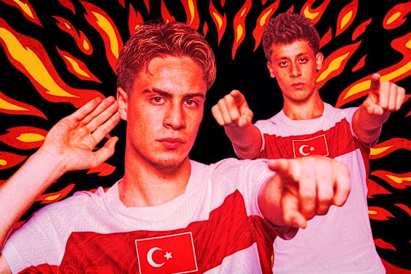 Turkey’s young superstars Kenan Yildiz (left) and Arda Güler are the faces of a new generation. 