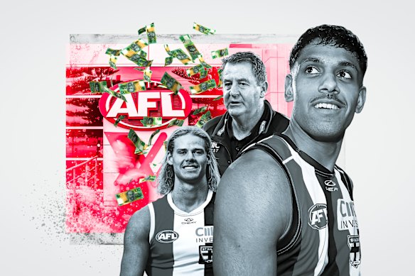 St Kilda will have the two highest-paid players in the AFL in 2026.