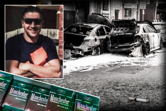 Underworld kingpin Kazem “Kaz” Hamad (inset) is extorting nearly $1 million a month from the state’s illicit tobacco shops.