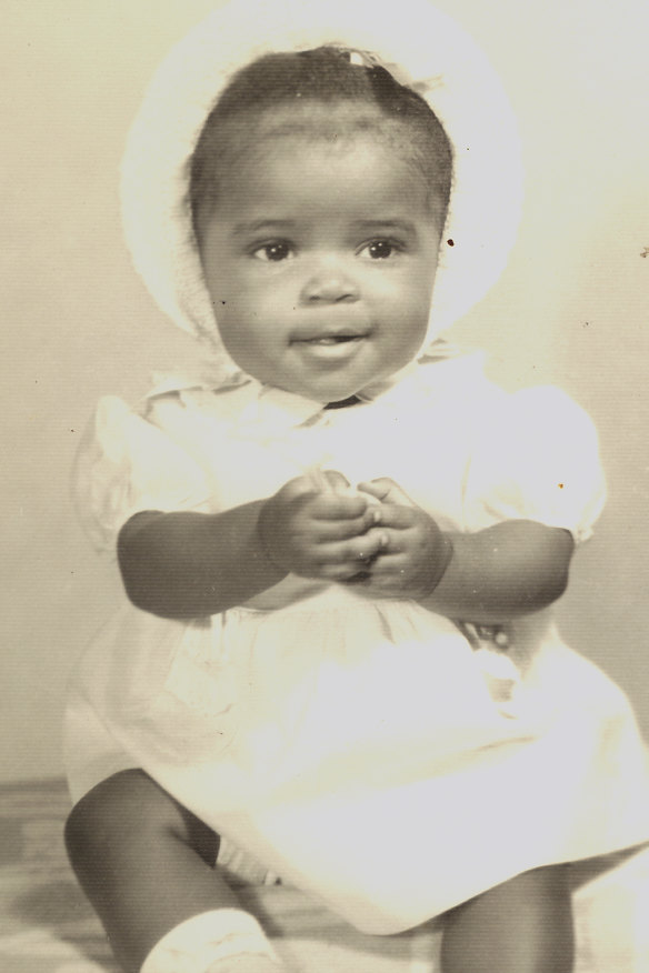 Patricia Anne Cole at six months old.