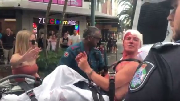 Alleged Gold Coast brawl stabber stays behind bars