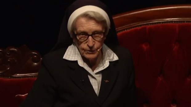 Sister Angela Mary Doyle speaking at TedxBrisbane on Saturday