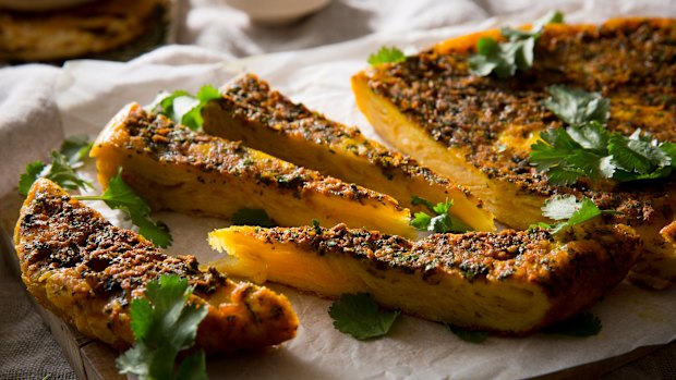 A hit of zesty chermoula elevates this cheeky take on the classic tortilla de patatas.