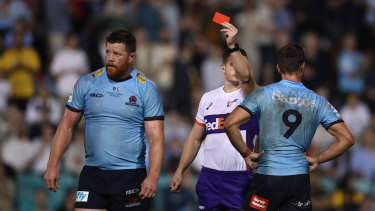 Paddy Ryan received a red card for a dangerous tackle but it was later rescinded.