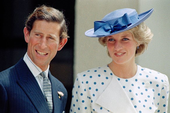 Prince Charles and Princess Diana on their tour to Australia in 1985.