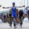 Matthews edges Pedersen to claim stage three of the Giro d’Italia