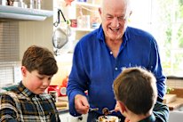 Rick Stein is getting into the Christmas spirit.