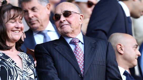 Joe Lewis has denied allegations about insider trading.